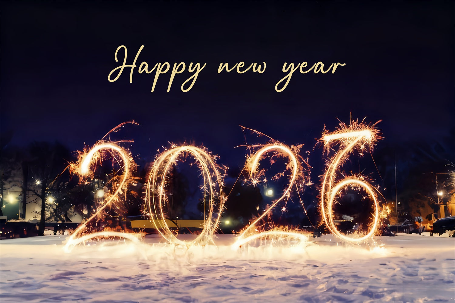 Frohes Neues Jahr Hintergrund Funkelnde Nacht Feuerwerk Zahlen Neujahr Hintergrund MRR10-2
