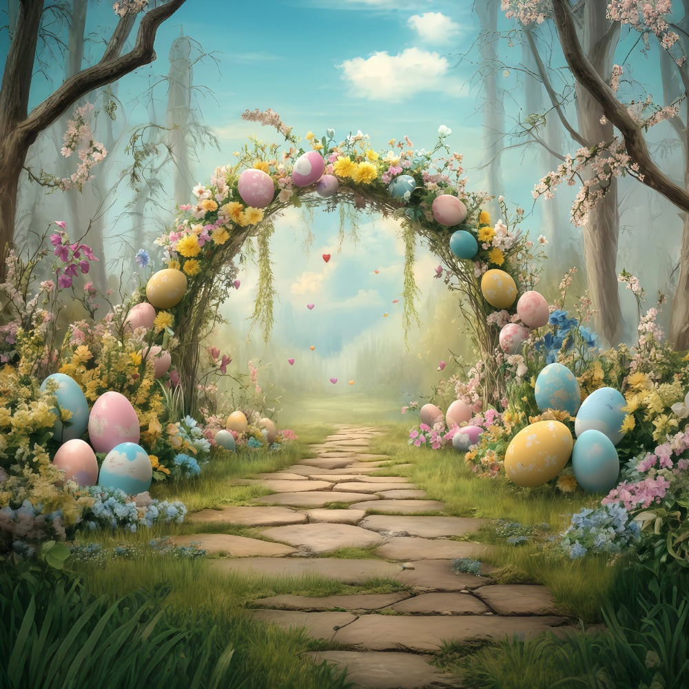 Osterfotohintergrund Waldzelt Hase Osterhintergrund Ideen MRR11-84