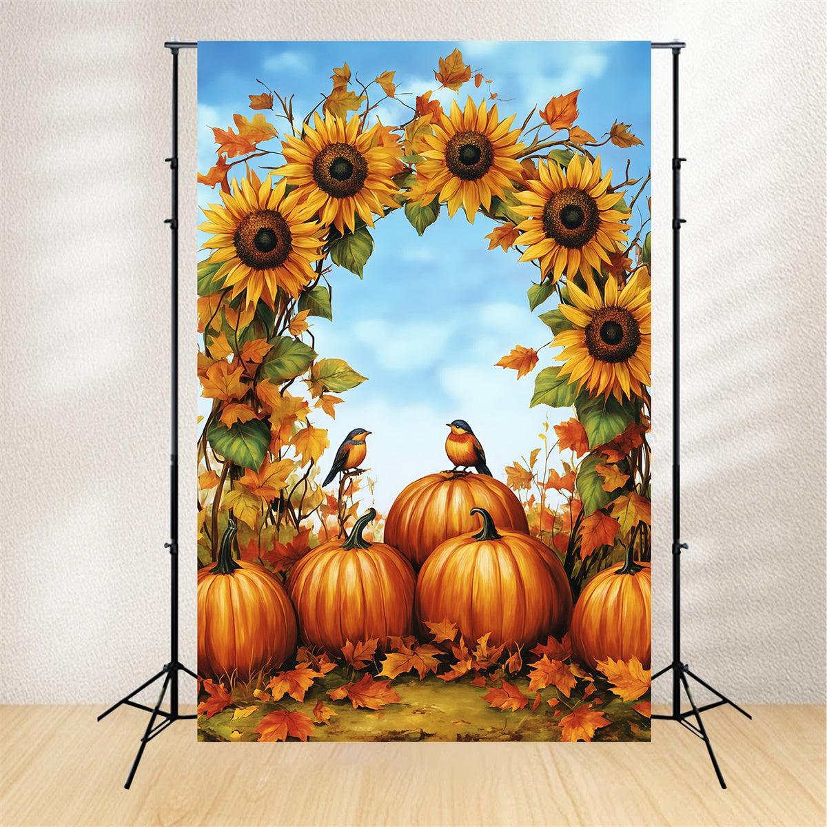 Herbst Fotokulissen Kürbisbogen Delight Hintergrund MRR7-145