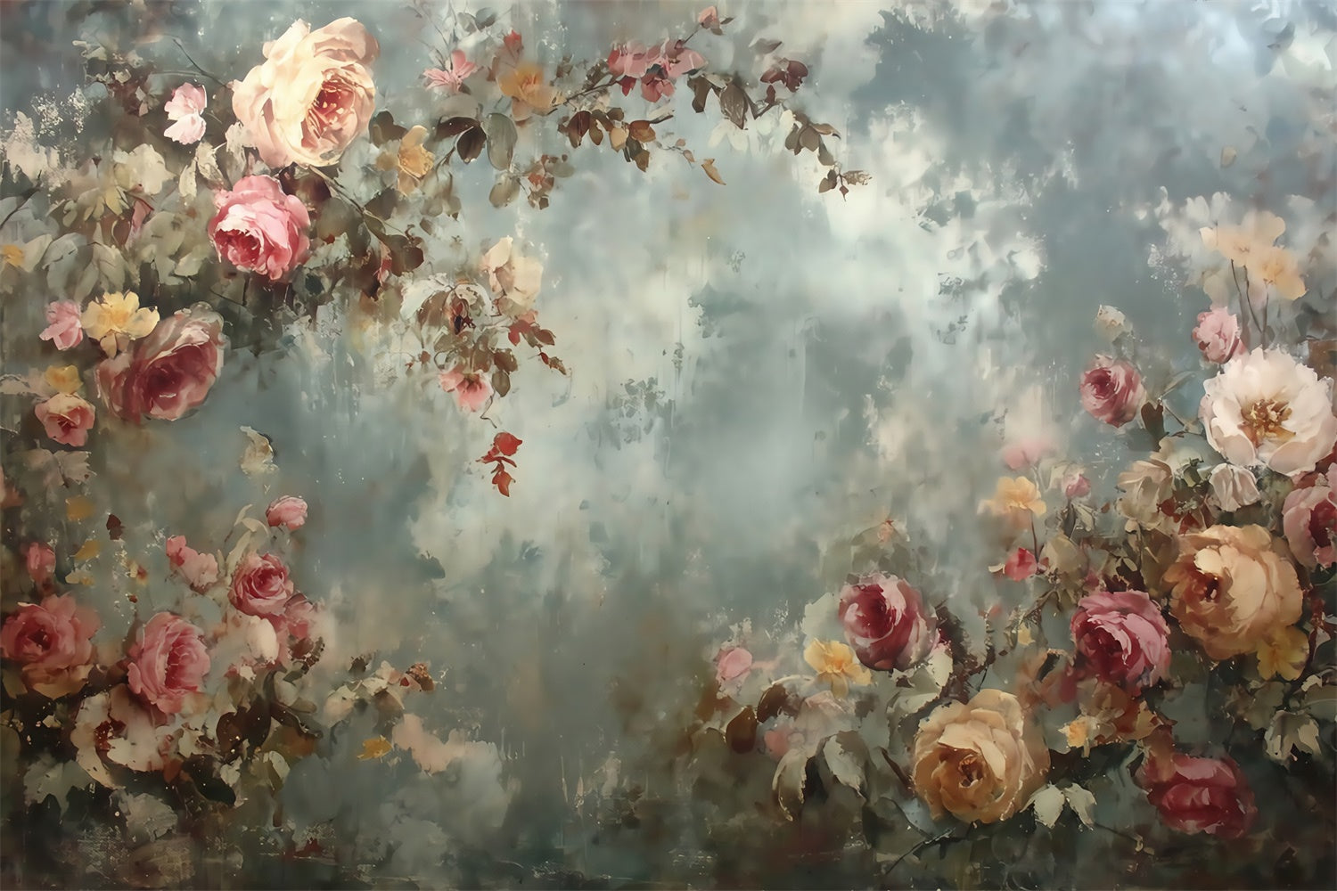Malerei Backdrops Klassische Rose Traumstoff Backdrops MRR7-187