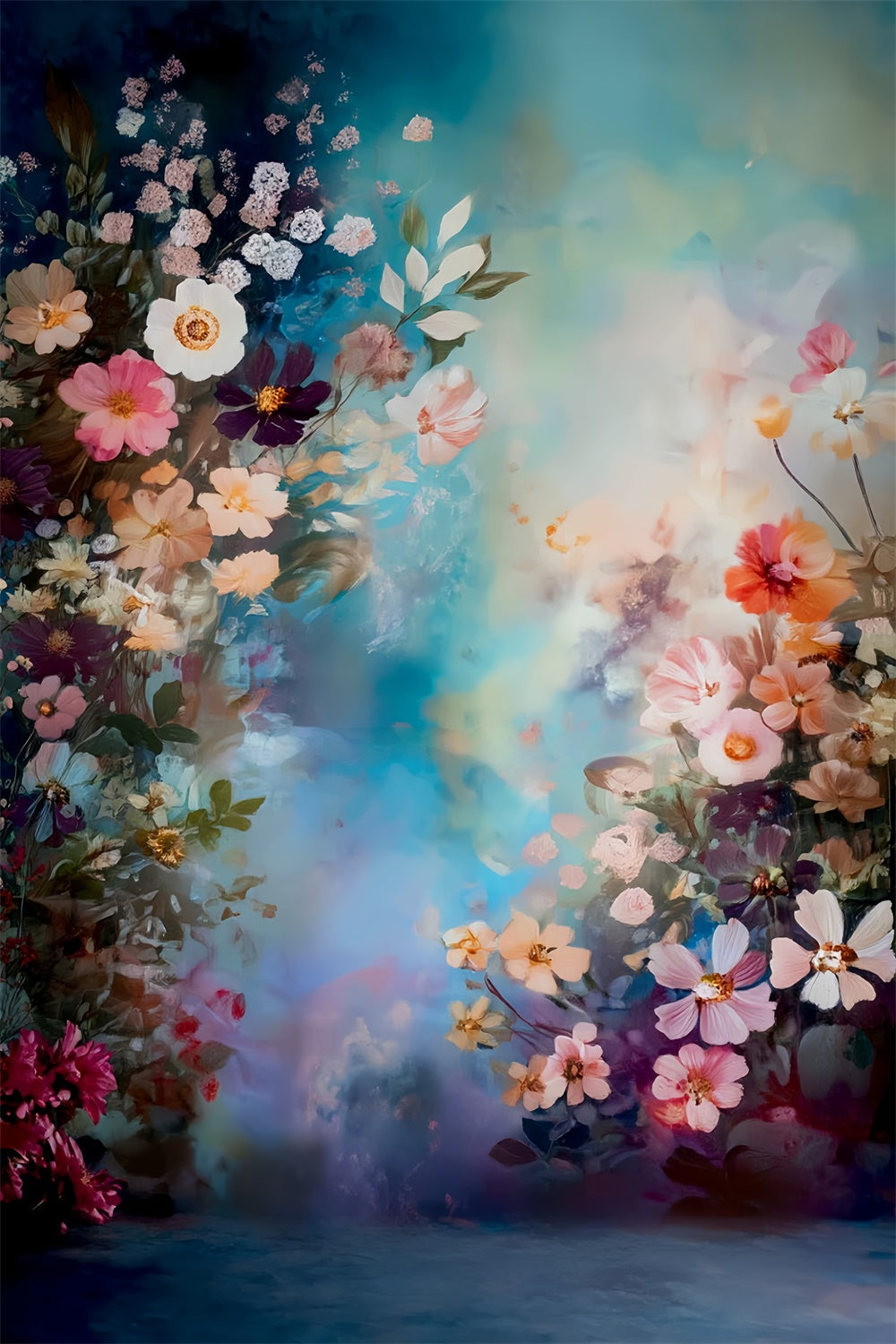 Fine Art Backdrop Verzauberte Blütenblätter Nebel Stoff Backdrops MRR7-201