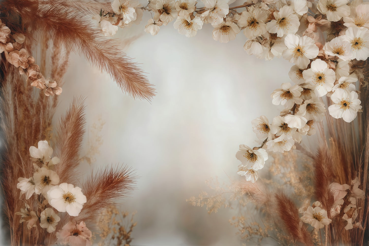 Bohemian Backdrops Beige Petal Whisper Fotohintergrund MRR7-255