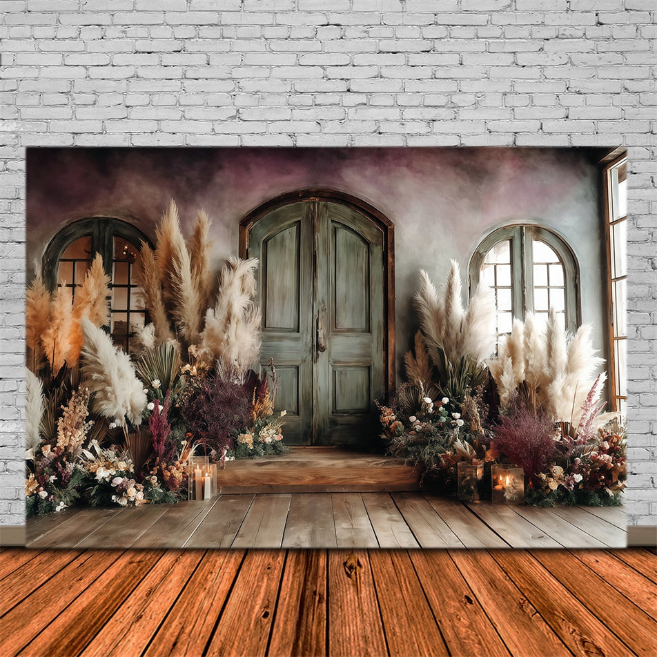 Boho Backdrops Rustikale Dämmerung Türöffnung Foto Hintergrund MRR7-263