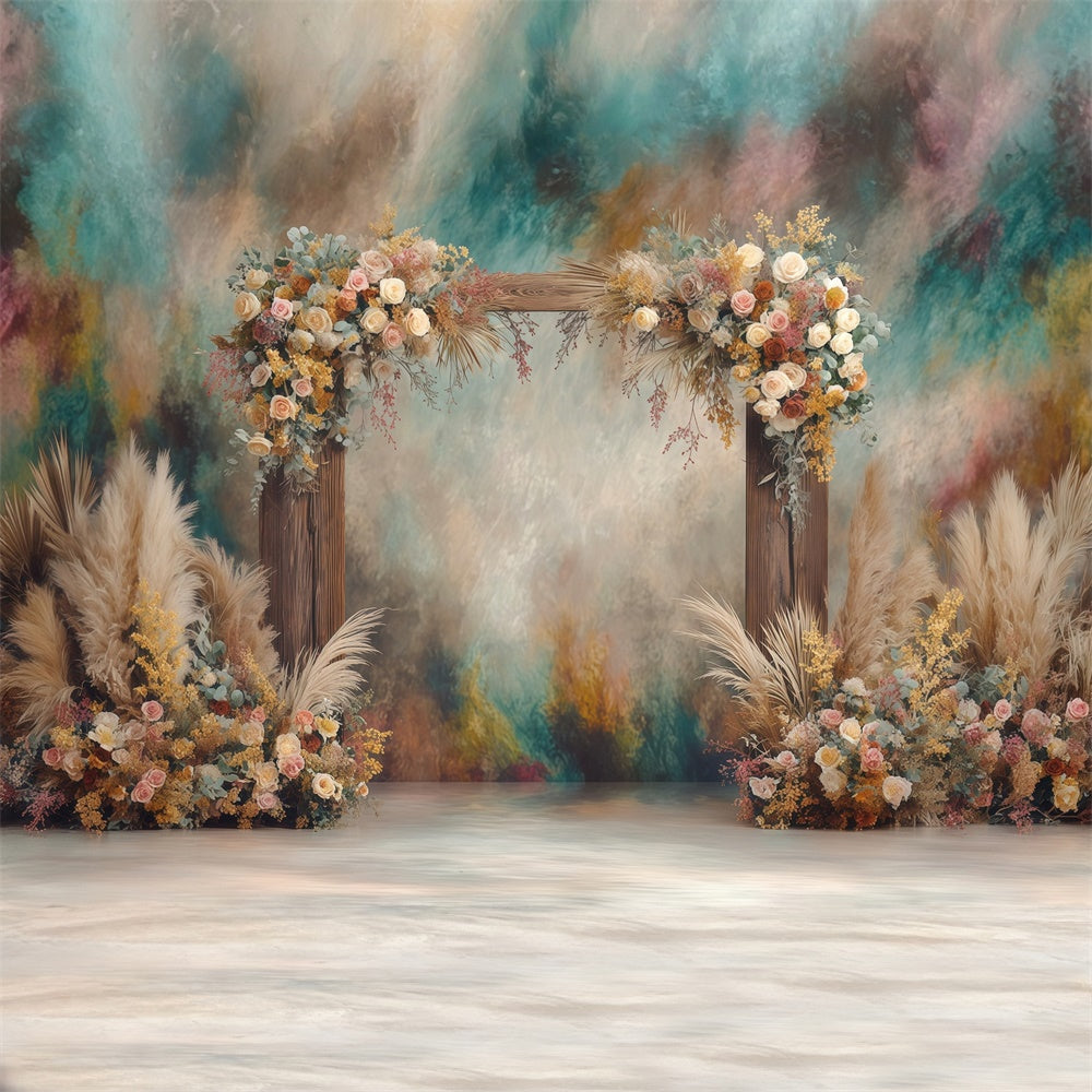 Boho Backdrop Dreamy Ombre Feier Fotohintergrund MRR7-274