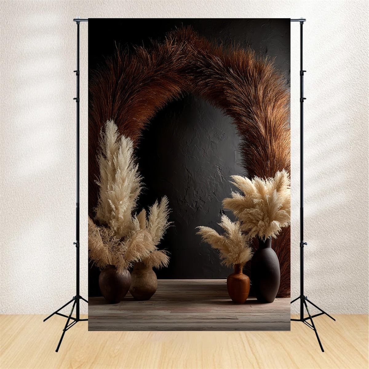 Boho Fotografie Backdrop Mitternacht Boho Arch Fotohintergrund MRR7-277
