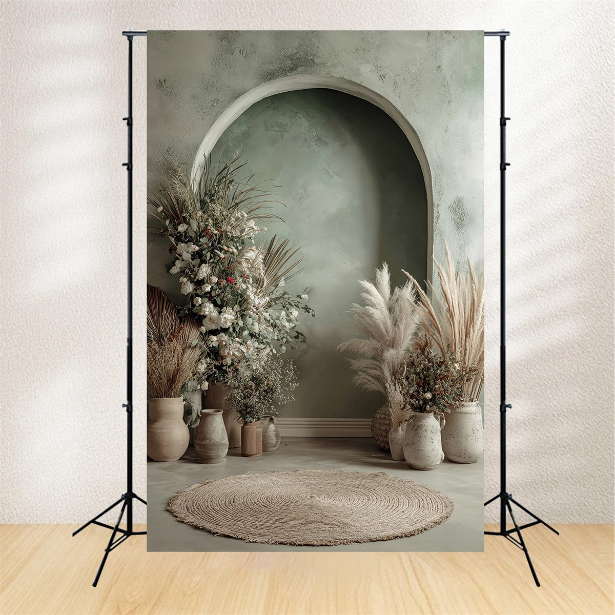 Bohemian Style Hintergrund Boho Botanical Nook Fotohintergrund MRR7-280