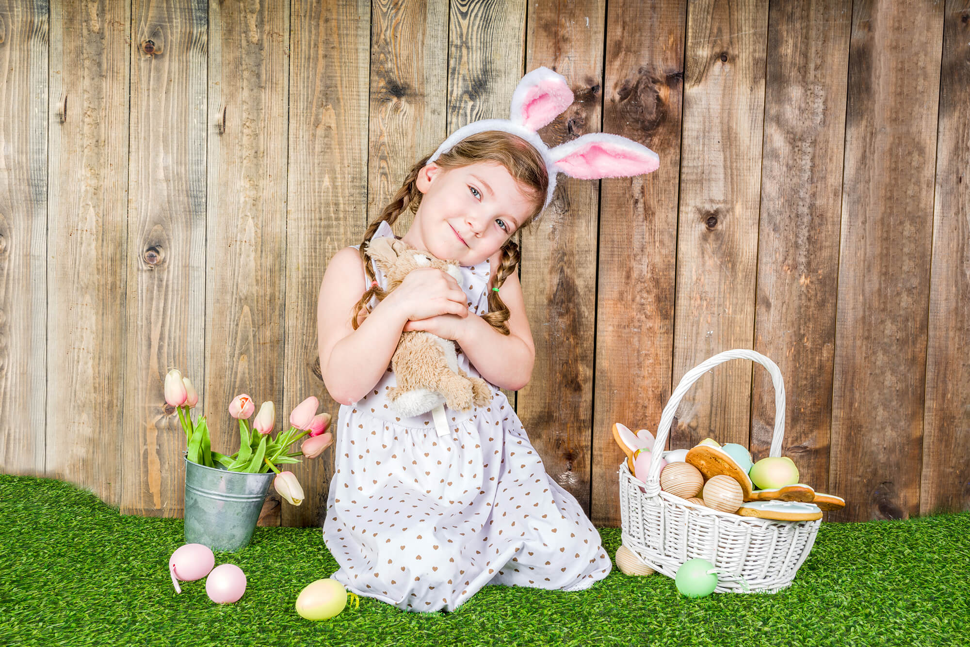 Frühlingsgrünes Gras Gummibodenmatte für die Fotografie RM12-53