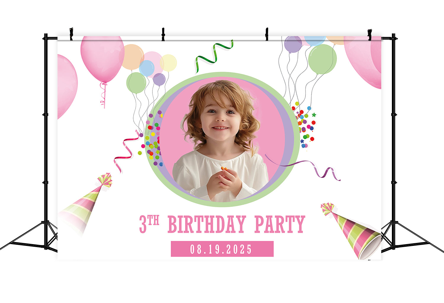 Personalisierte Backdrop für Geburtstag Ballon Kinder Party Backdrop RR1-88