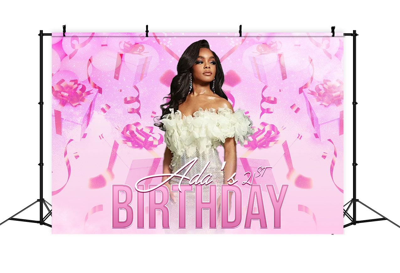 Personalisierte Geburtstag Backdrop Sweet 21st Celebration Backdrop RR1-92