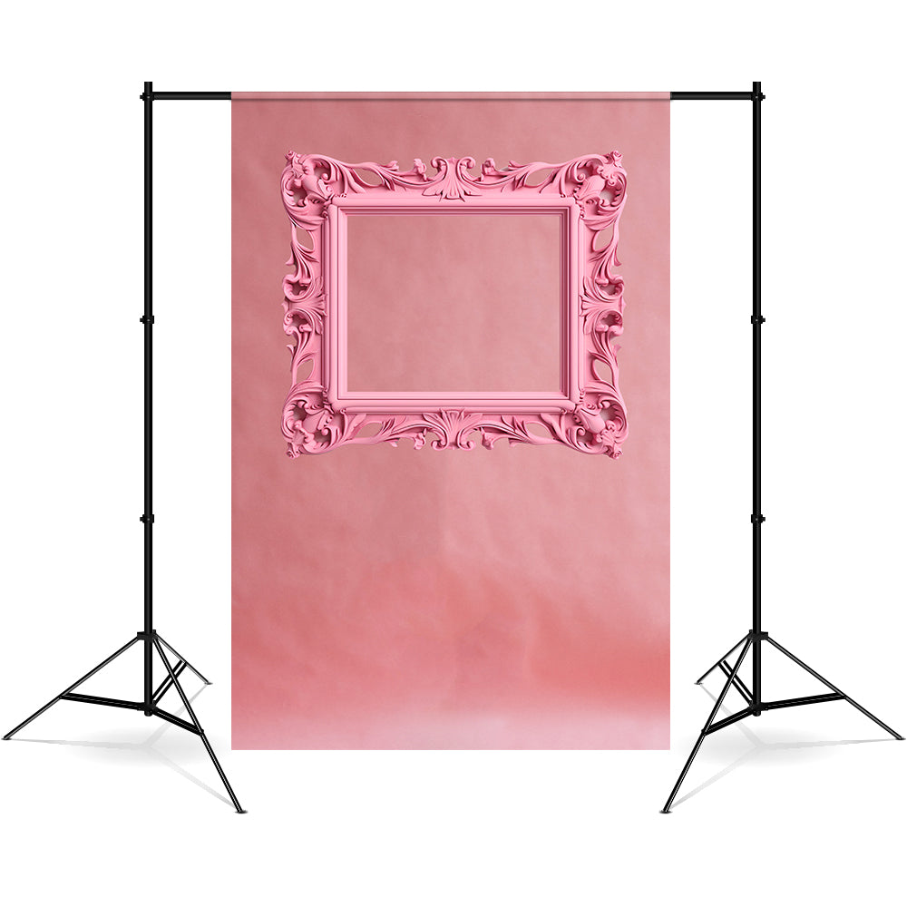 DBackdrop Kunst Fantasy Rosa Rechteckiger Fotorahmen Abstraktes Hintergrund RR4-49