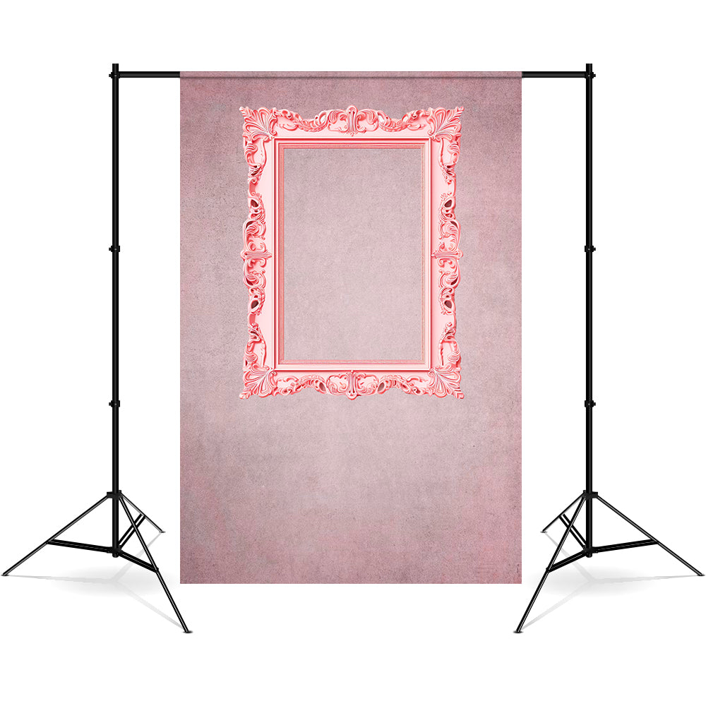 DBackdrop Kunst Rosa Rechteckiger Fotorahmen Lila Abstrakte Hintergrund RR4-50