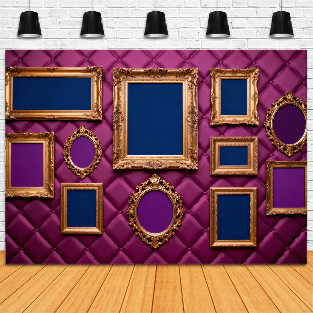Hintergründe für Boudoir-Fotografie Königlicher Bilderrahmen-Galeriewand Vintage-Fotografie-Hintergründe RR62-98