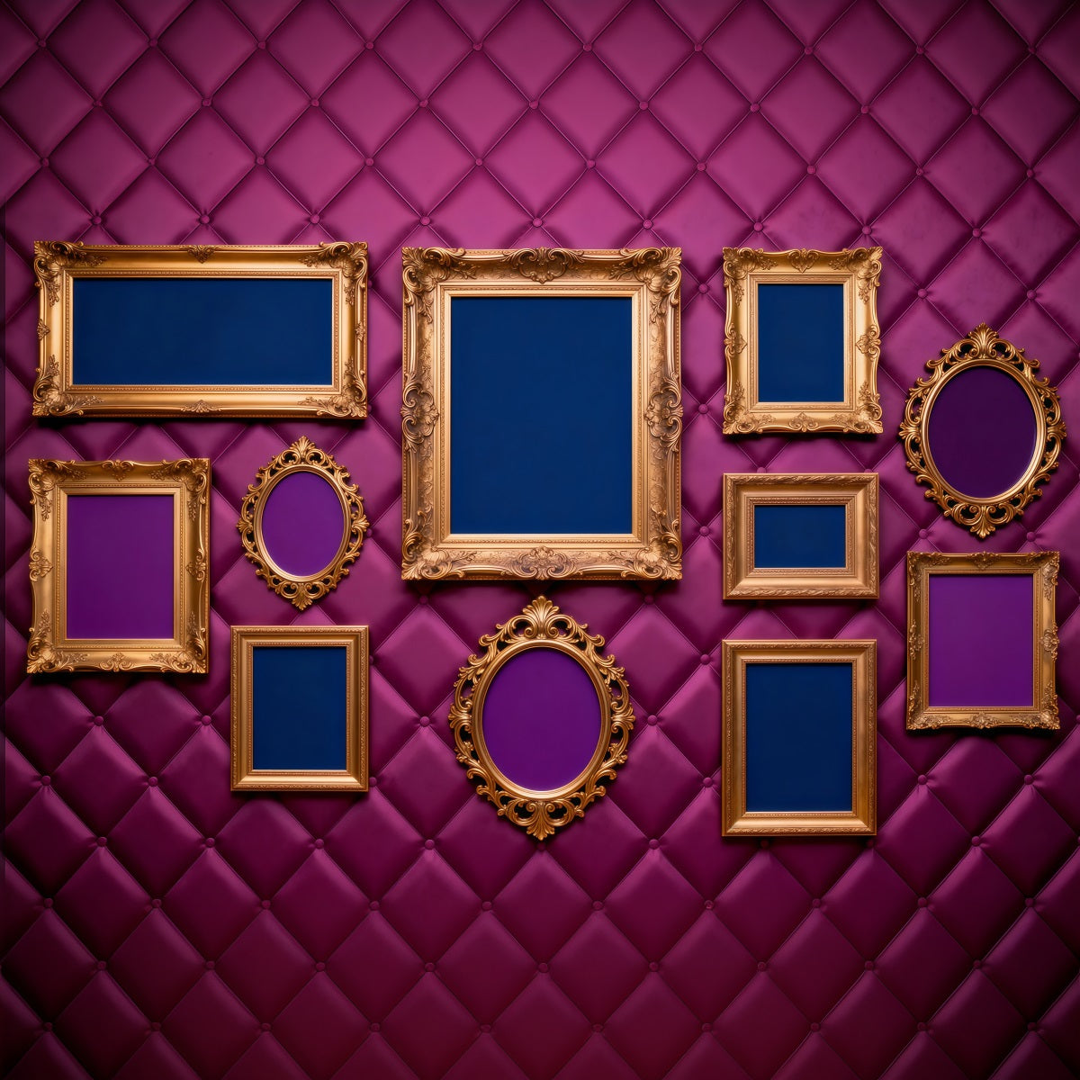 Hintergründe für Boudoir-Fotografie Königlicher Bilderrahmen-Galeriewand Vintage-Fotografie-Hintergründe RR62-98