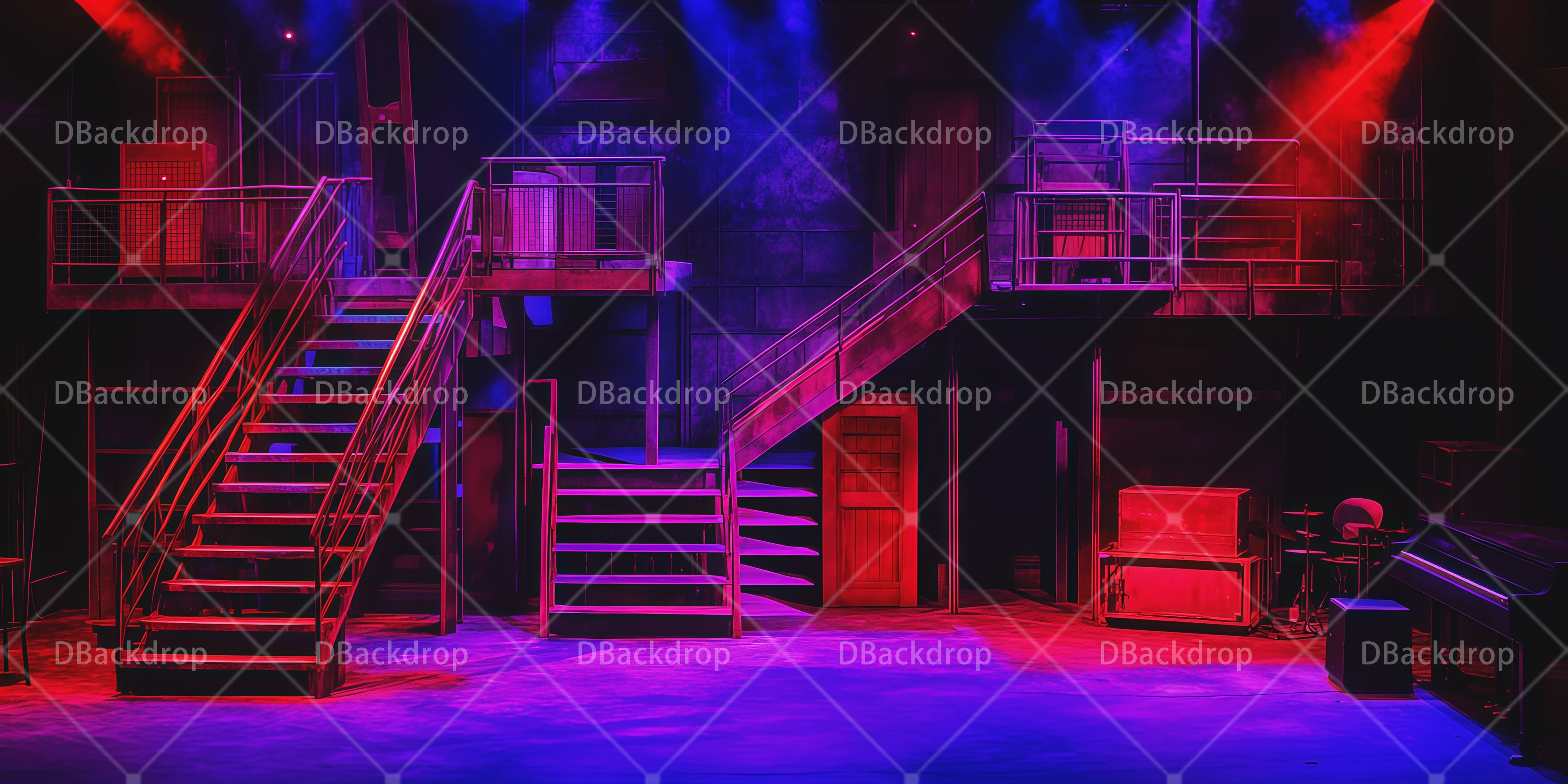 Günstiger Theaterhintergrund Dachboden-Innenraum Aufführungskulisse RR66-T28