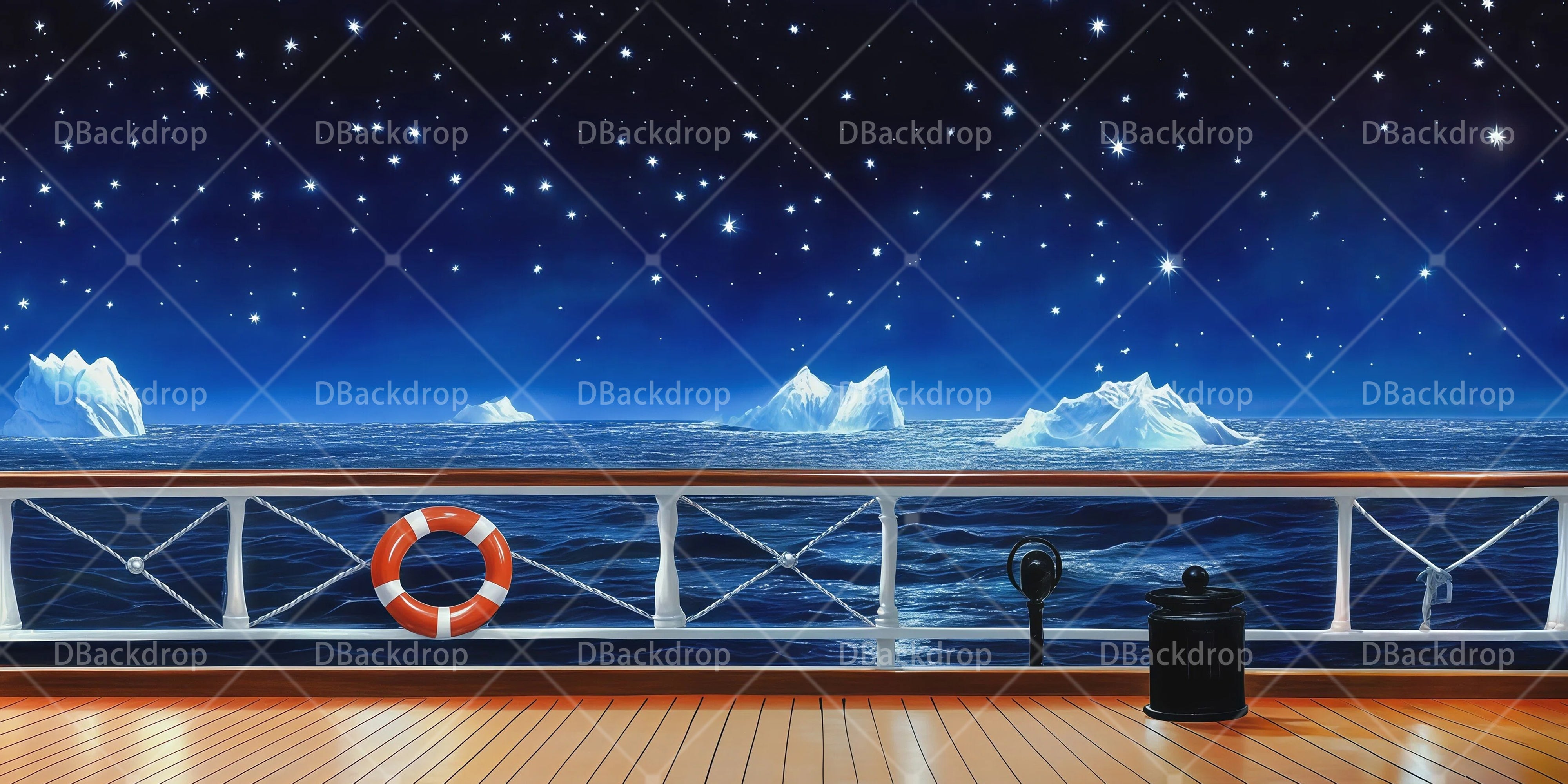 Sternenmeer Deck Bühnenhintergrund Aufführung Kulisse RR66-T64