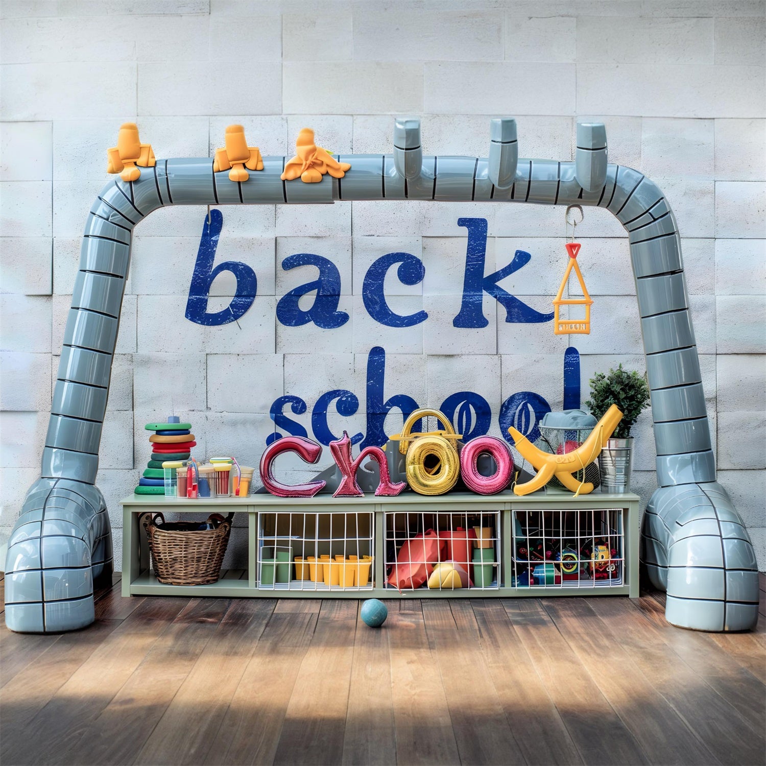 Back to School Spielzeug Fotokulisse RR7-229
