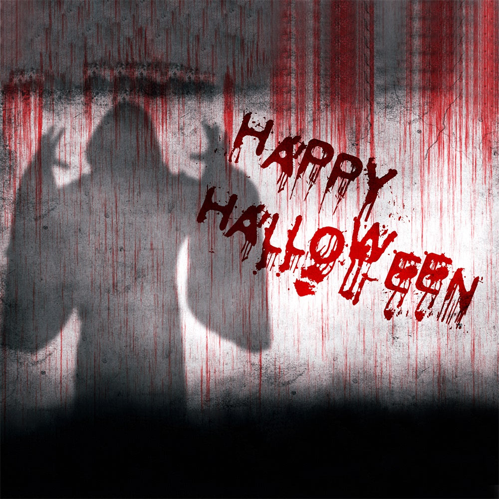 Happy Halloween Geisterschatten Wandhintergrund RR7-464