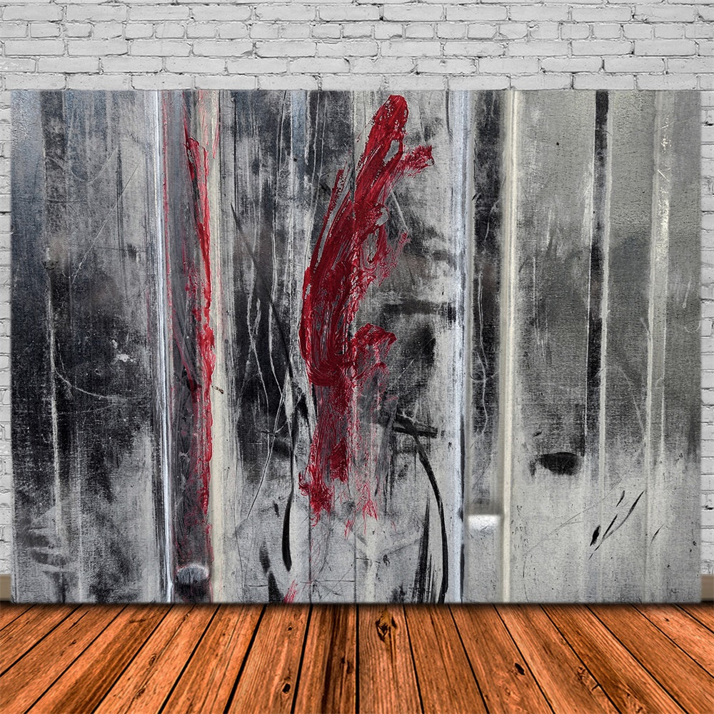 Betonwand Blutspritzer Halloween Hintergrund RR7-492