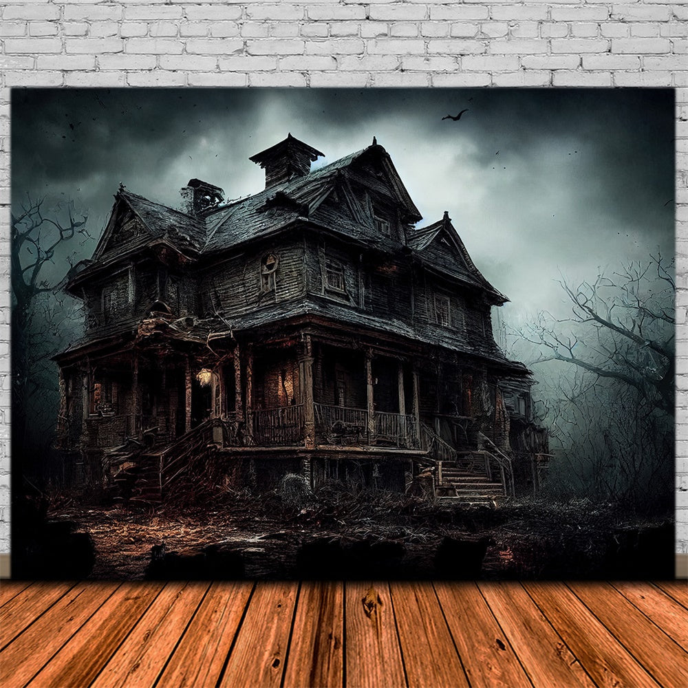 Verlassenes Haus Halloween Fotokulisse RR7-494