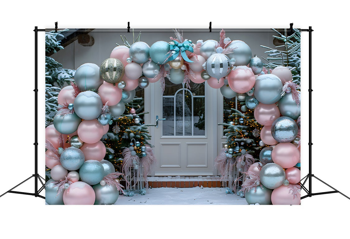 Weihnachten Eleganter Ballonbogen Hintergrund RR7-575