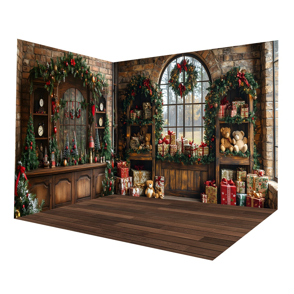 Weihnachten Küche Display Toy Room Hintergrund Zimmerset RR8-628