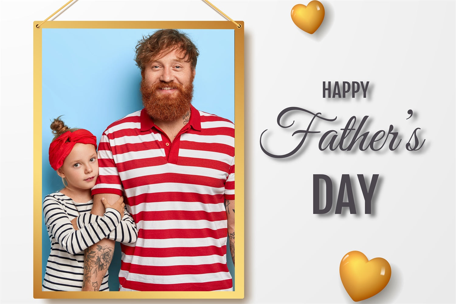 Hintergrundbild Vatertag Stilvoller hängender Rahmen Individuelles Hintergrundbild TWW4-84