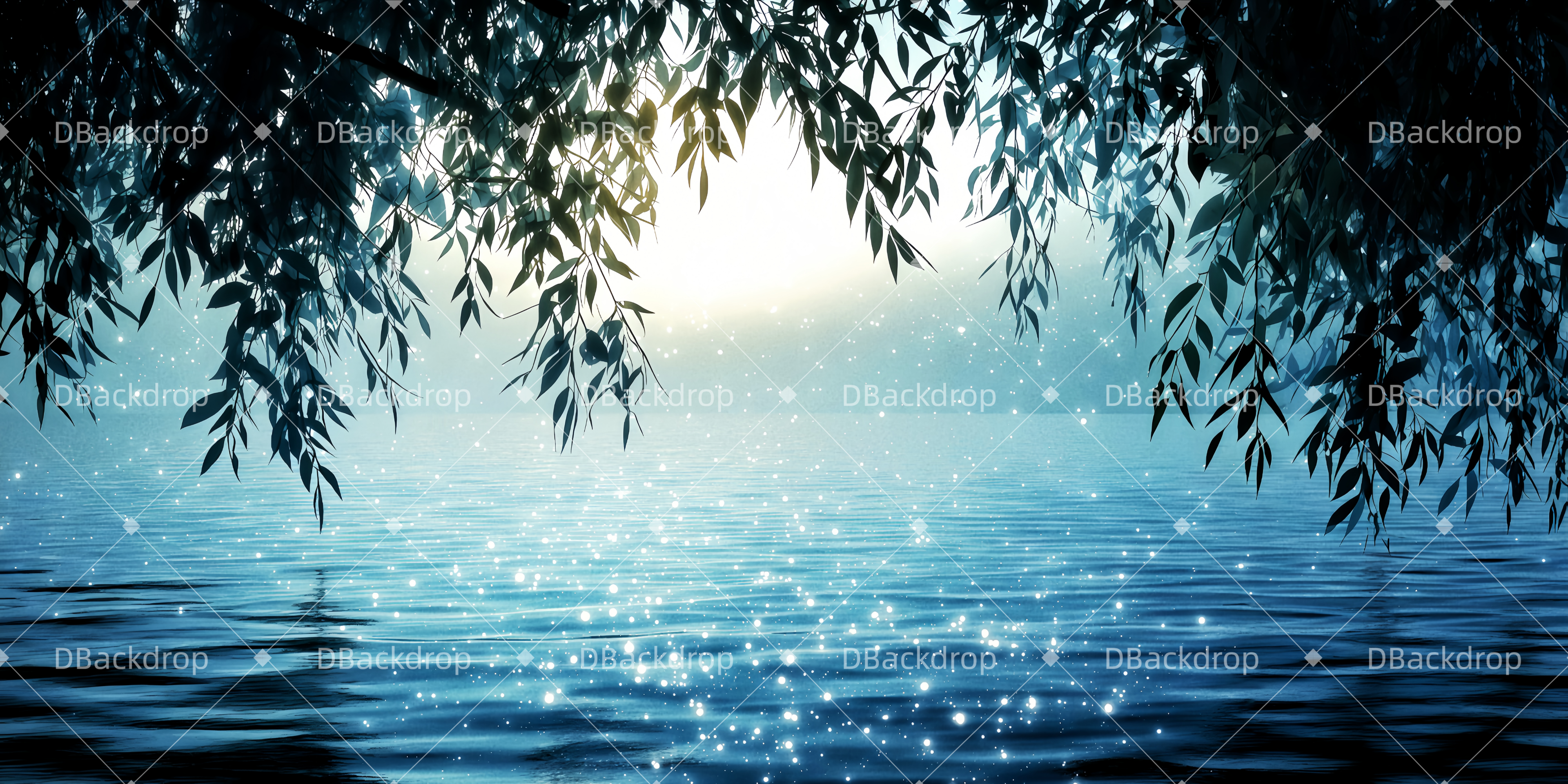 Bühne Theatervorhang Verzauberte Lagune Theaterbühnenbau TWW511-T108