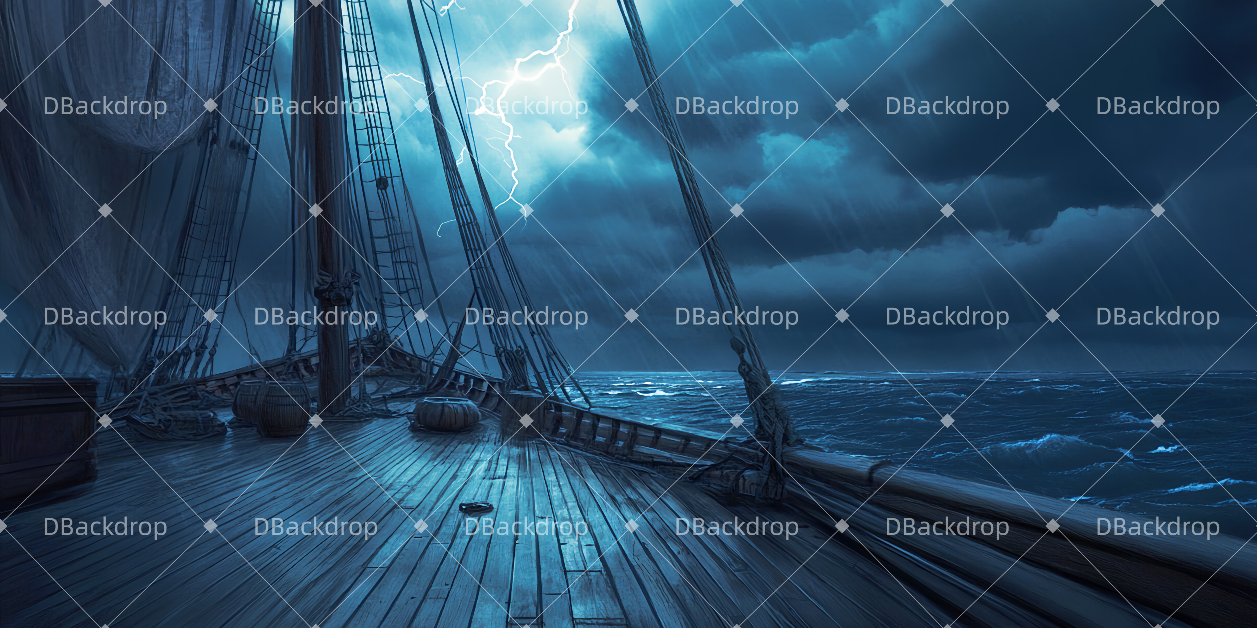 Theaterbühne Vorhang Deck des königlichen Schiffes Theaterbühnenbau TWW511-T114