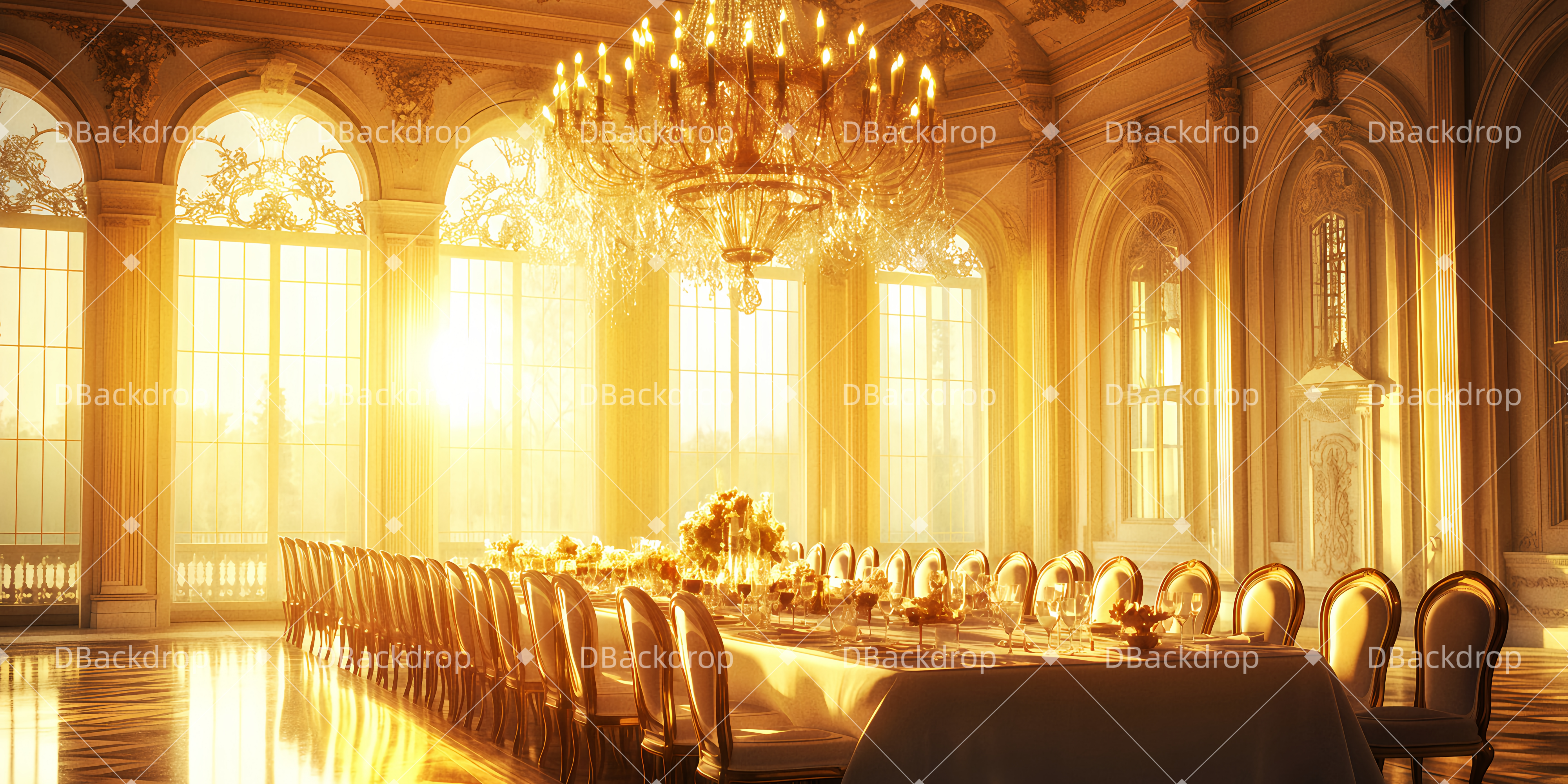 Bühne Theater Vorhang Die Party auf dem Anwesen der Familie Von Trapp Theaterwand TWW511-T115