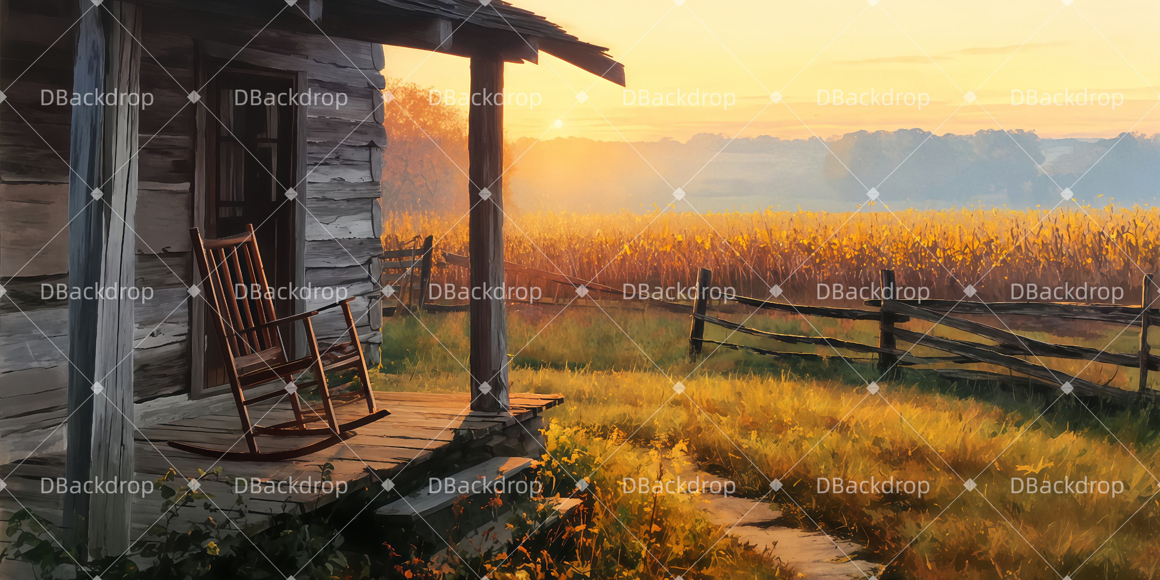 Vorhänge Theater Annie's Farmhaus Theaterwand TWW511-T17