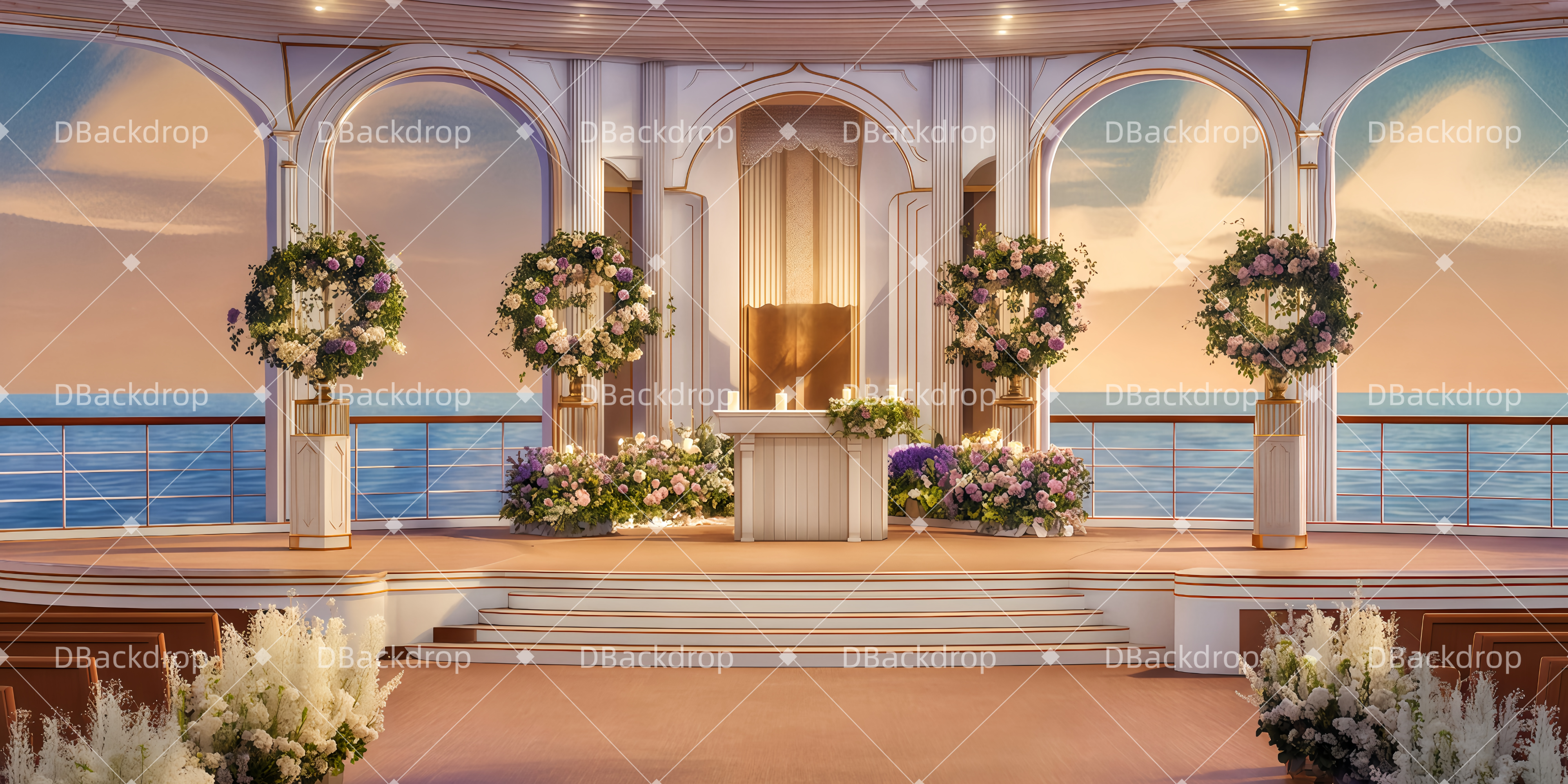 Theatervorhang samt Schiffskapelle Theaterbühnenbau TWW511-T28