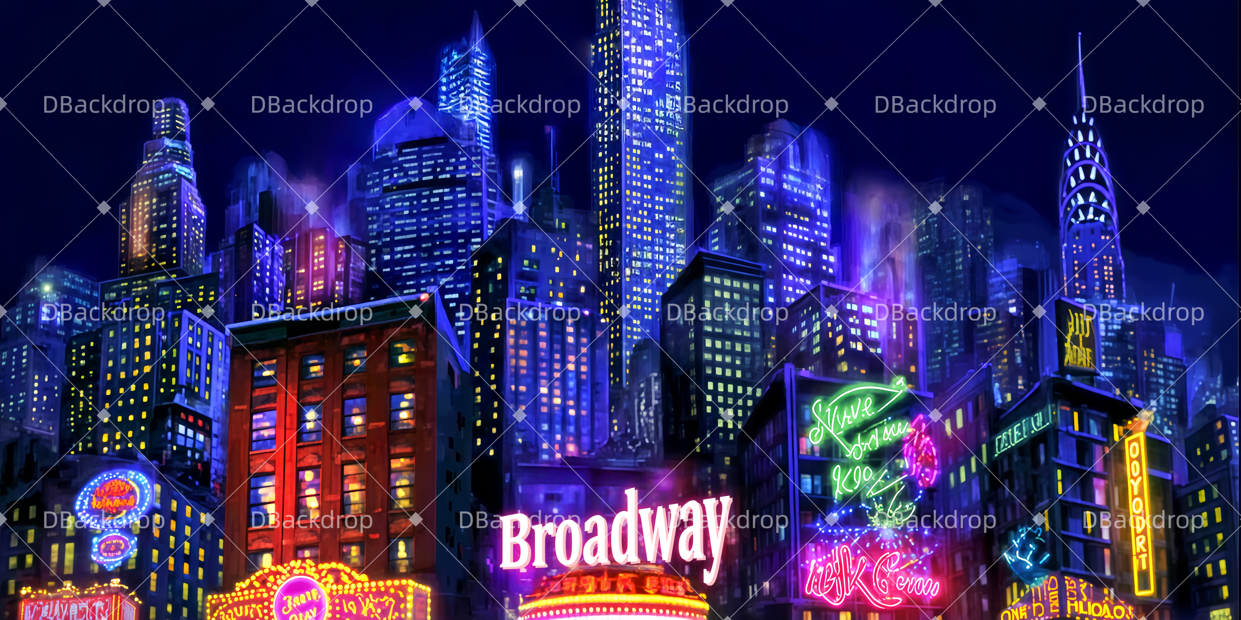 Vorhänge Theater Lullaby of Broadway Theaterwand TWW511-T7