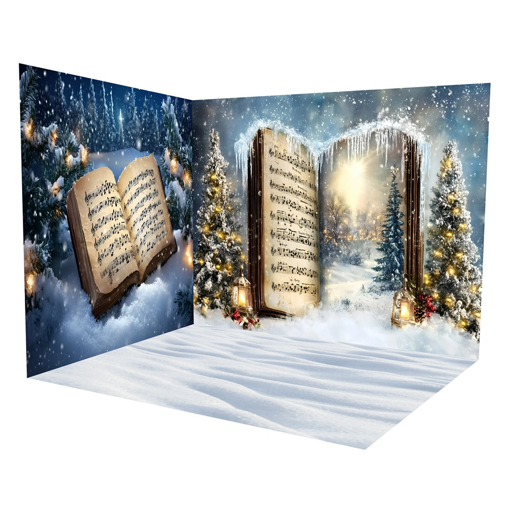 Weihnachtshintergrund Magical Carol Book Backdrop Zimmerset TWW57-47