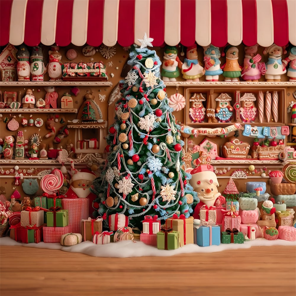 Lebkuchenhaus Fotohintergrund Lebkuchenbäckerei Weihnachtsbaum WeihnachtsFotohintergrund TWW59-91