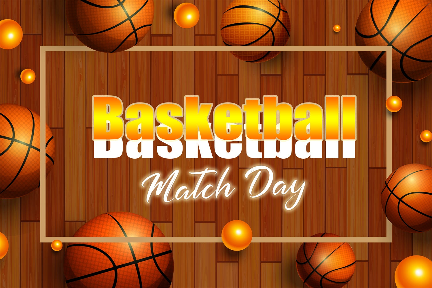 Basketball Backdrops Holzboden Basketball Sport Event Backdrop TWW6-23
