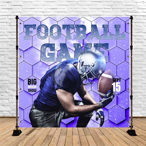 Sport-Fotohintergrund Nacht Ruhm Spieltag Personalisierter Hintergrund TWW6-29