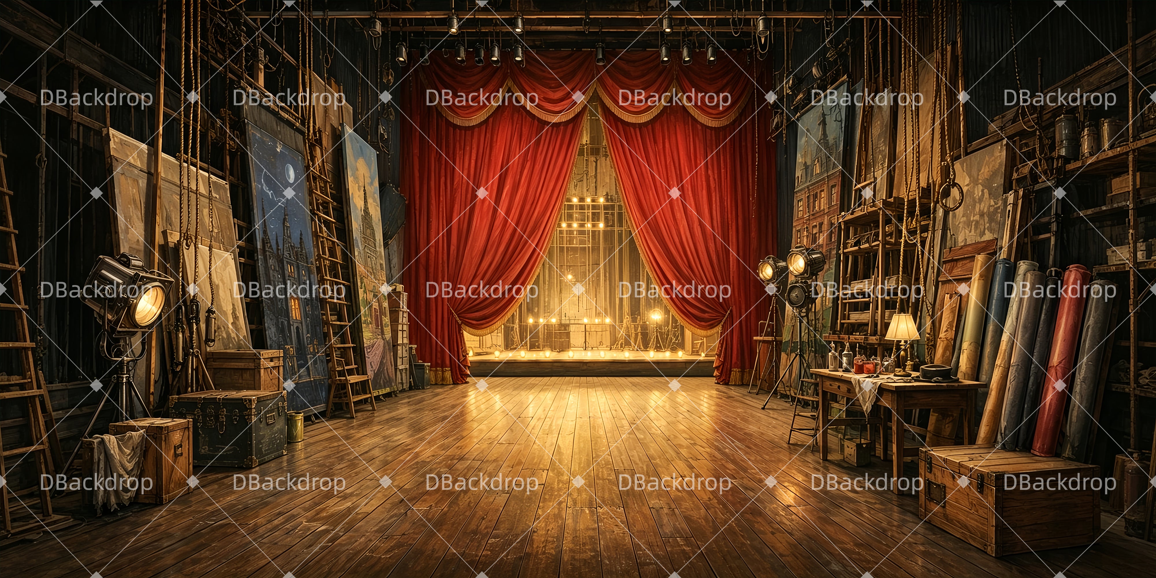 Aufführungskulisse Große Bühnenkulisse für Theaterstücke ZTT65-T48