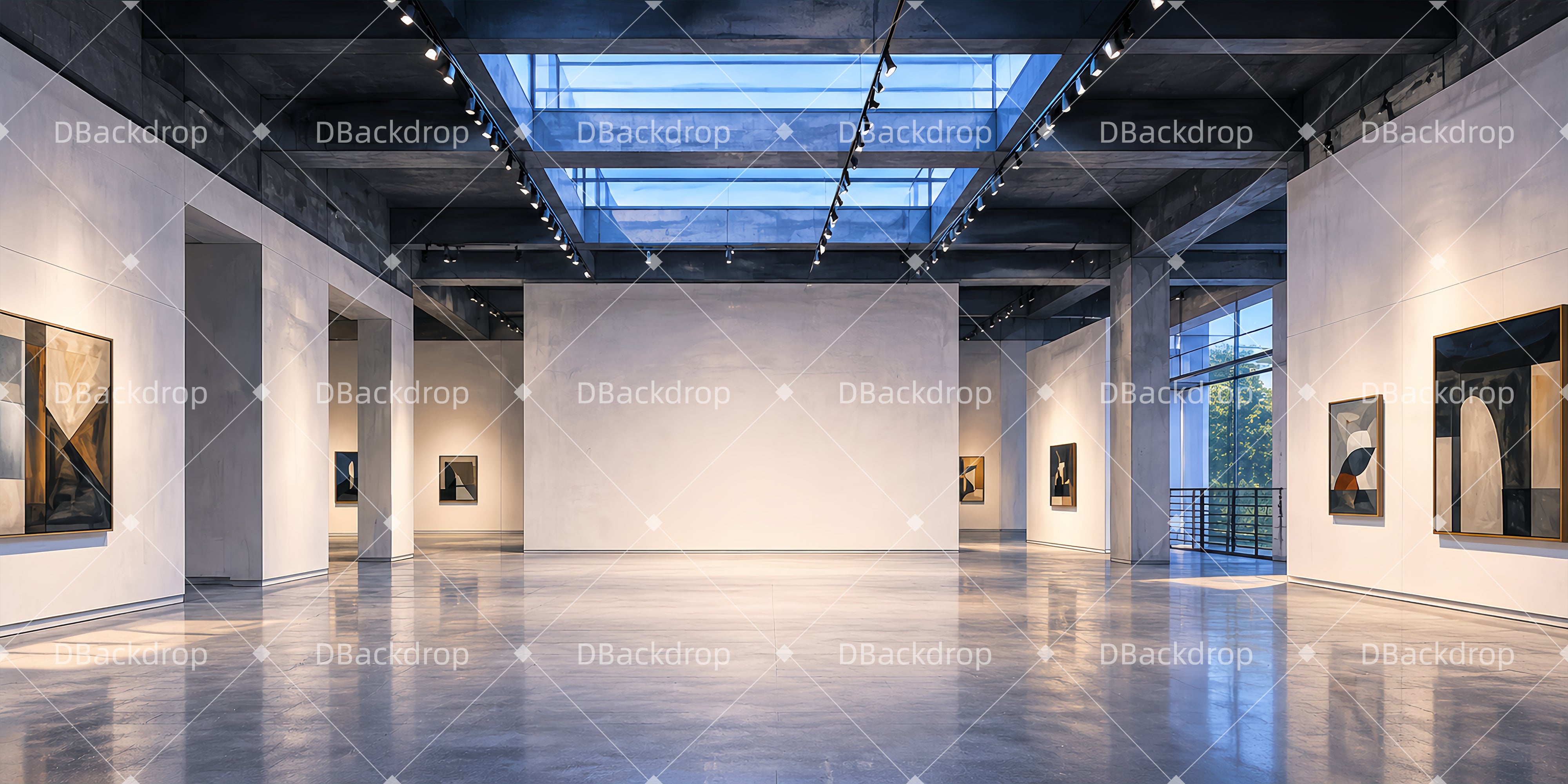 Bühnenhintergrund Moderne Galerie Theaterkulisse ZTT66-T85