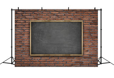 Zurück zu Schule Kreidetafel Backsteinwand Hintergrund BRP7-15