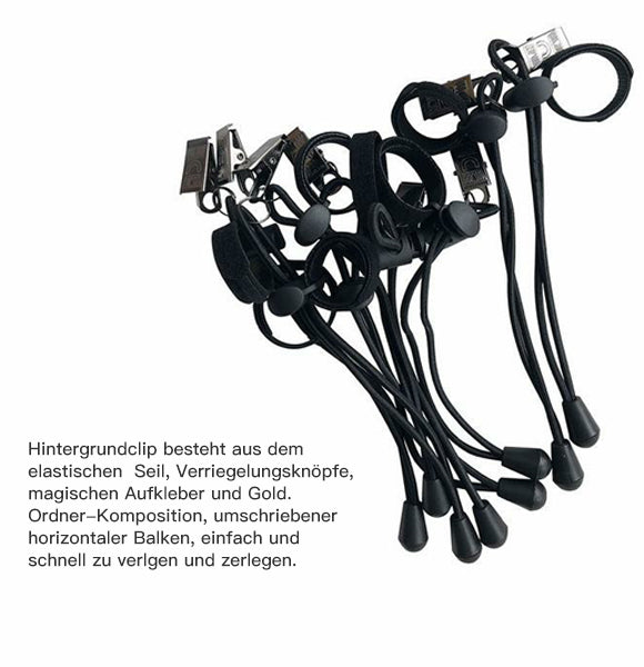 12 Stücke Hintergrundclips Klemmenhalter PR3