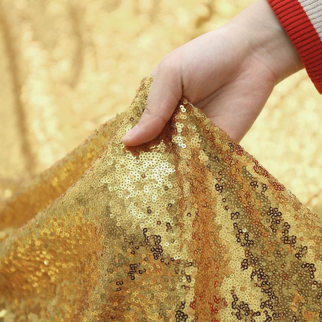 Gold Paillettenstoff Hintergrund für Party Abschlussball Dekorationen SE-1