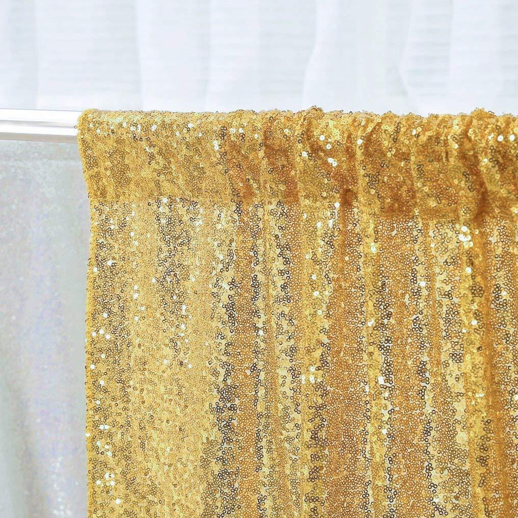 Gold Paillettenstoff Hintergrund für Party Abschlussball Dekorationen SE-1