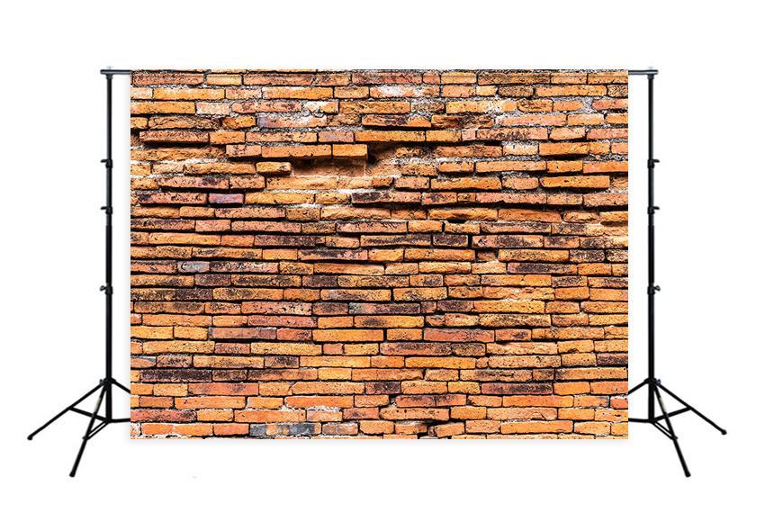 Damaged Brick Wall Backdrop for Photo Studio D133