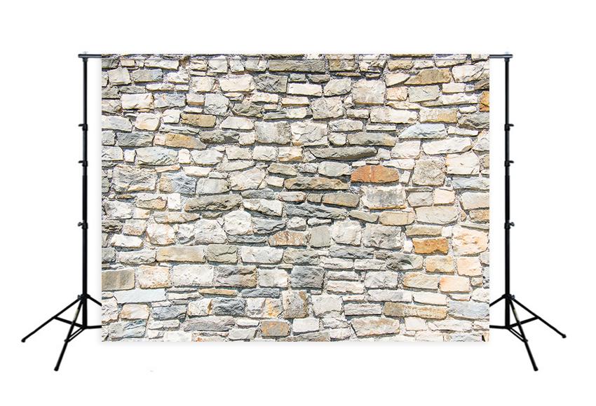 Stone Wall Close Up Backdrop for Photography D136