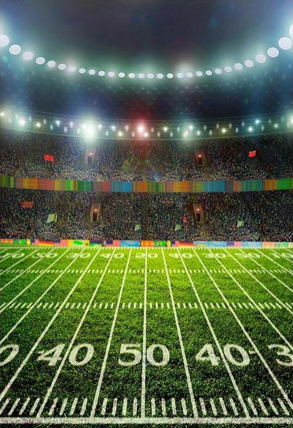 Photo Backdrop Football Field Sports Stadium Backdrops G-303