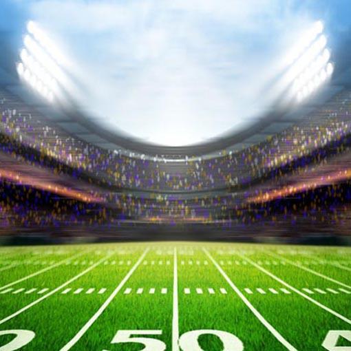 Photography Backdrop Green Lawn Football Field Sports Backdrop G-363