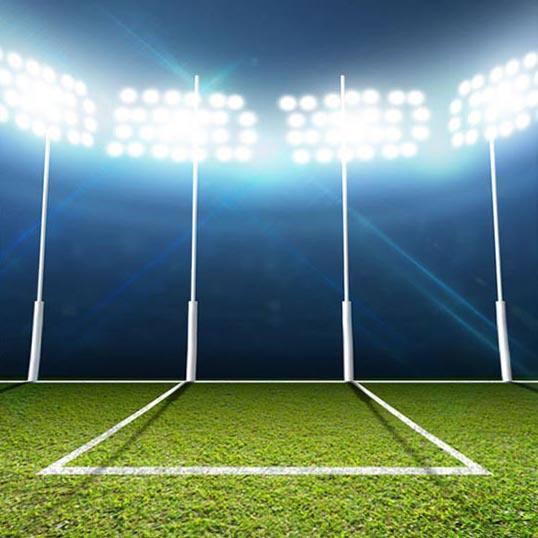 Sports Backdrop Football Field Stadium Lights Photo Backdrop G-380