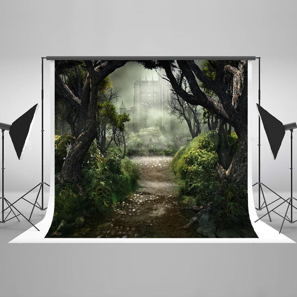  Castle Secret Forest Photo Studio Backdrop HJ04112