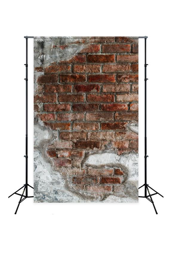 Grunge Broken Ziegelwand Fotohintergründe J03783