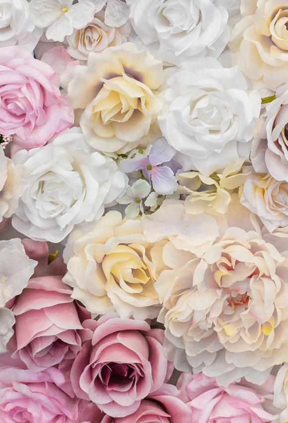 Blumenwandhintergründe für Fotografie J04082